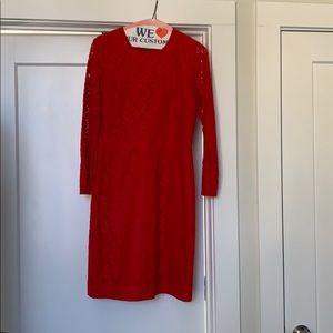 J Crew red dress